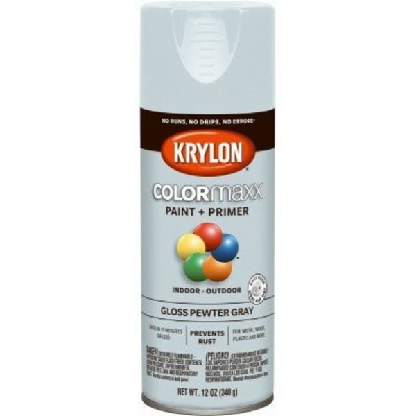 Krylon 12OZ Pew GRY GLS Paint K05531007